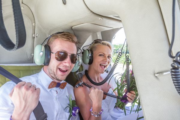 ‘Love is in the air’ wedding theme - the best option for adventurous couples - Weddo Agency